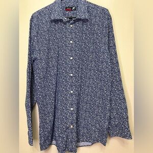 JF J. Ferrar Men’s Slim Fit Stretch Dress Shirt – Size L 16-16½, 34-35